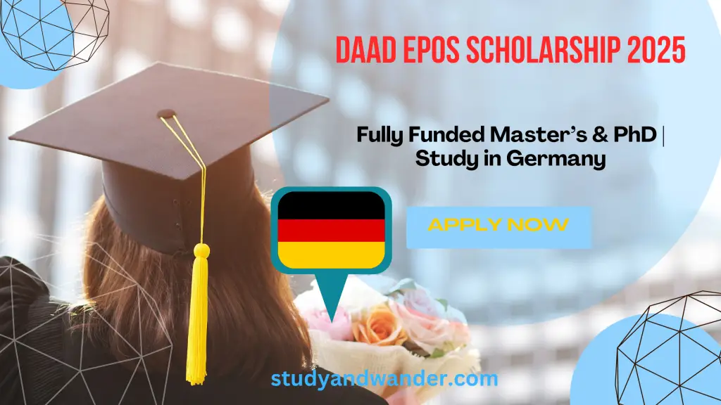 Explore the DAAD EPOS 2025 Scholarship – a fully funded opportunity to study in Germany for professionals from developing countries. Covers tuition, stipend, travel, and more.